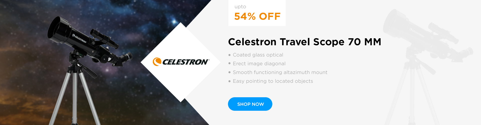 Celestron TravelScope 70mm Telescope